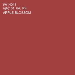 #A14041 - Apple Blossom Color Image